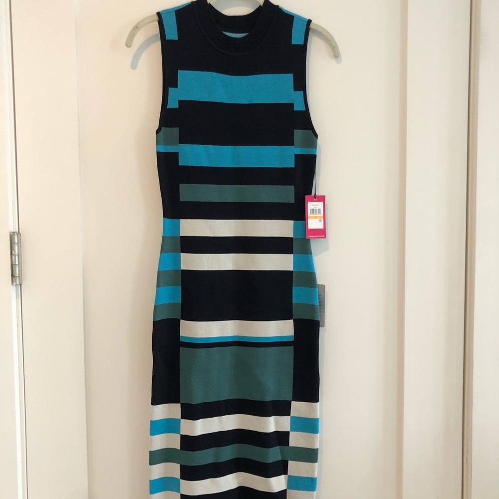 NWT Vince Camuto colorblock sheath dress. Perfect for a shower.